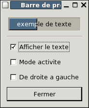 exemple barre de progression