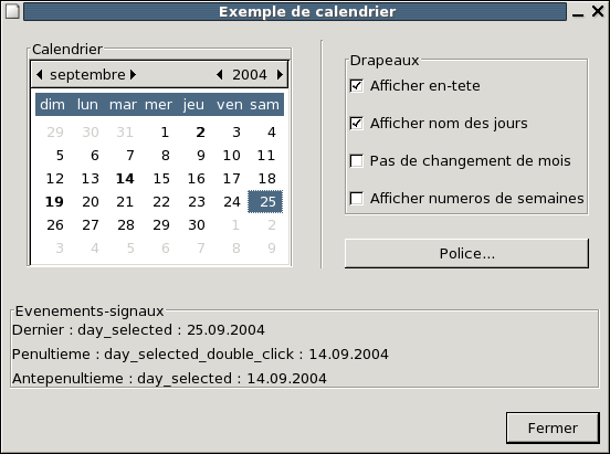 exemple calendrier