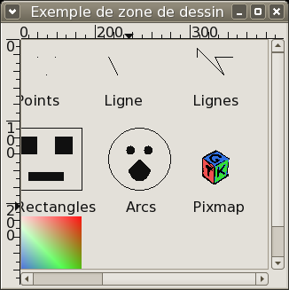 Exemple de Drawing Area
