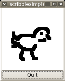 Exemple de Scribble simple