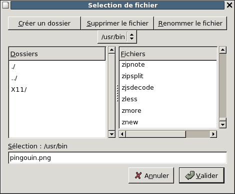 exemple sélecteur de fichier