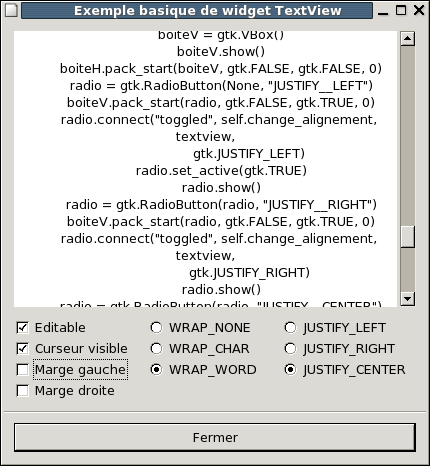 exemple textview simple
